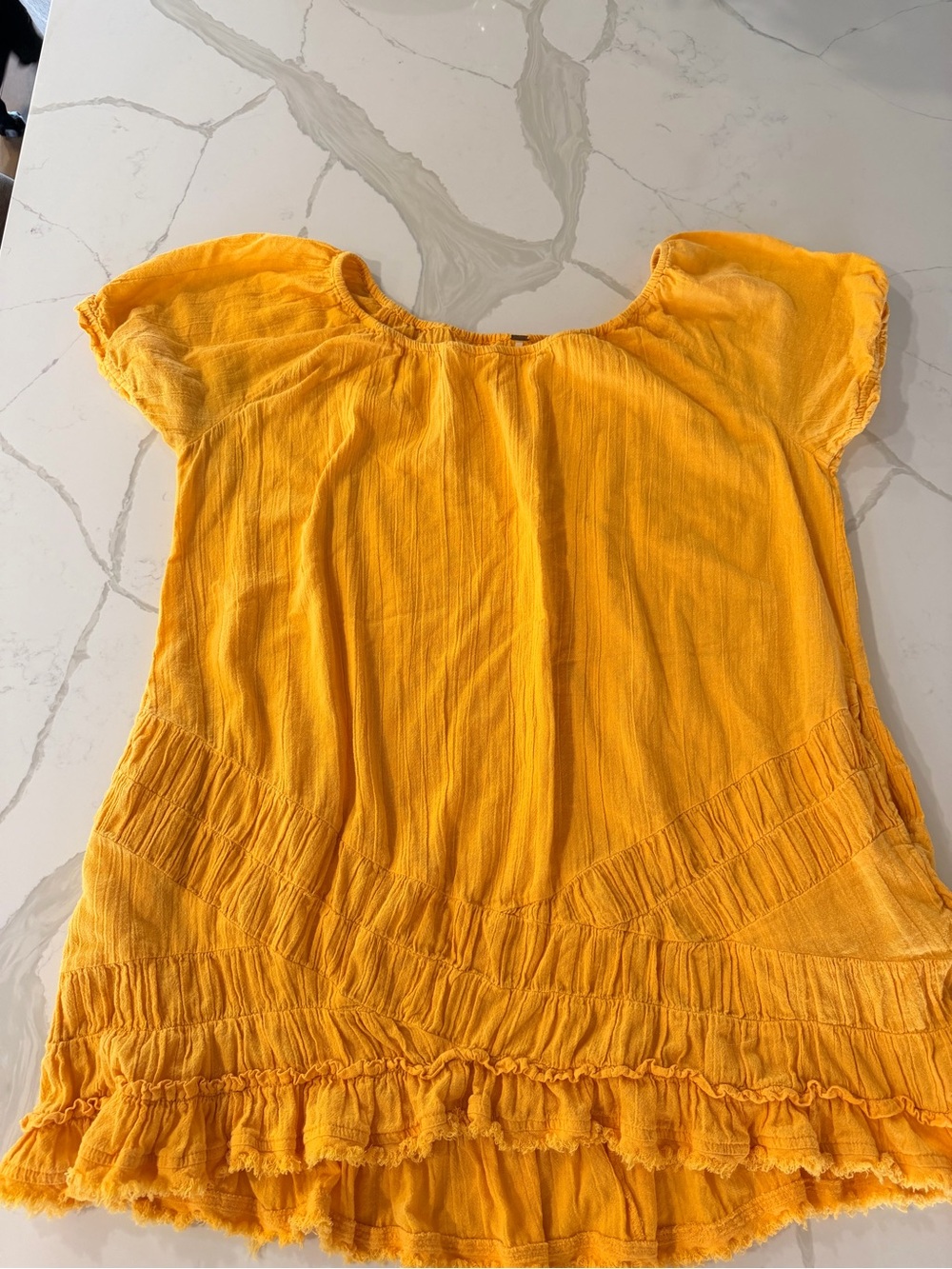 Free People Ruffle-Hem Dress